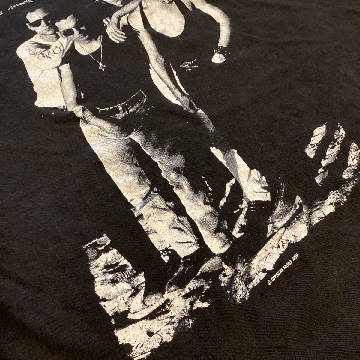 Vintage Depeche Mode &quot;World Violation&quot; Tour &#39;90 T-Shirt
