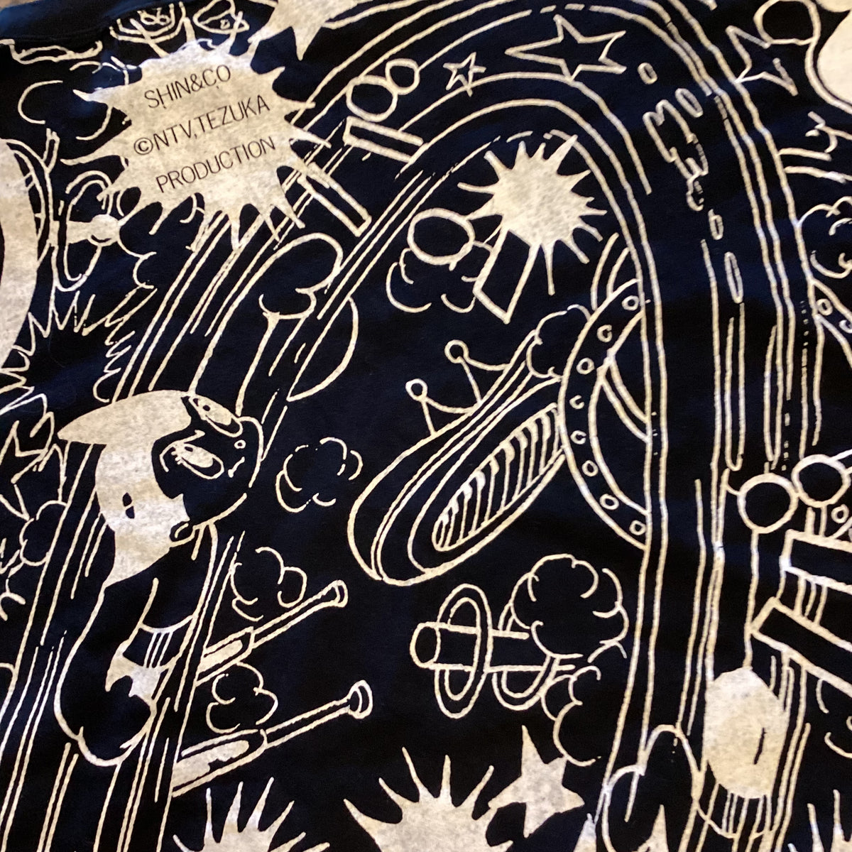 Vintage Astro Boy All Over Print &quot;Osamu Tezuka&quot; Long Sleeve Shirt