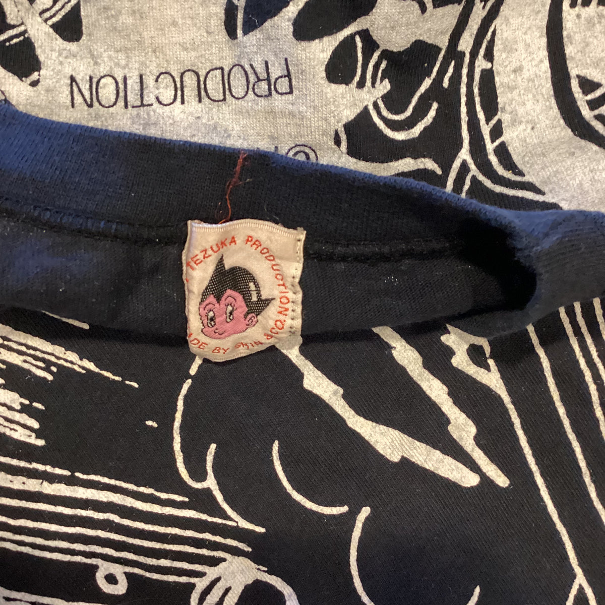 Vintage Astro Boy All Over Print &quot;Osamu Tezuka&quot; Long Sleeve Shirt