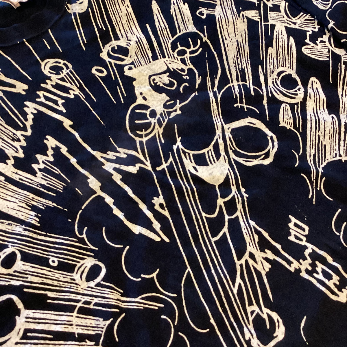 Vintage Astro Boy All Over Print &quot;Osamu Tezuka&quot; Long Sleeve Shirt