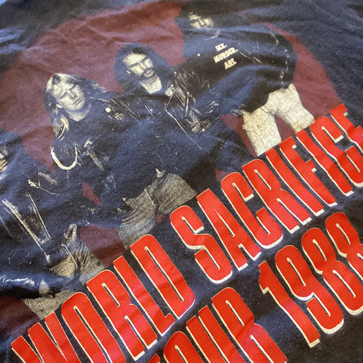 Vintage Slayer "World Sacrifice" '88 Tour T-Shirt - jointcustodydc