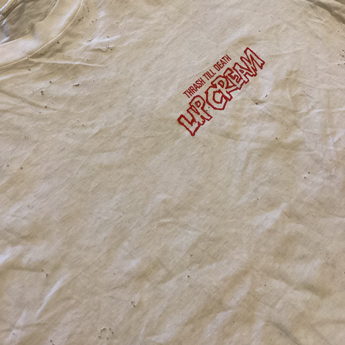 Vintage Lip Cream "Thrash Till Death" ONI Records T-Shirt