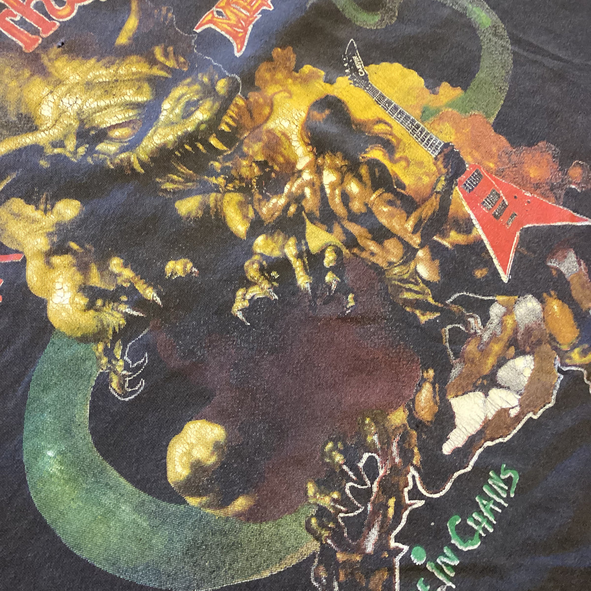 Vintage Clash Of The Titans "Slayer Alice In Chains Megadeth Anthrax" T-Shirt
