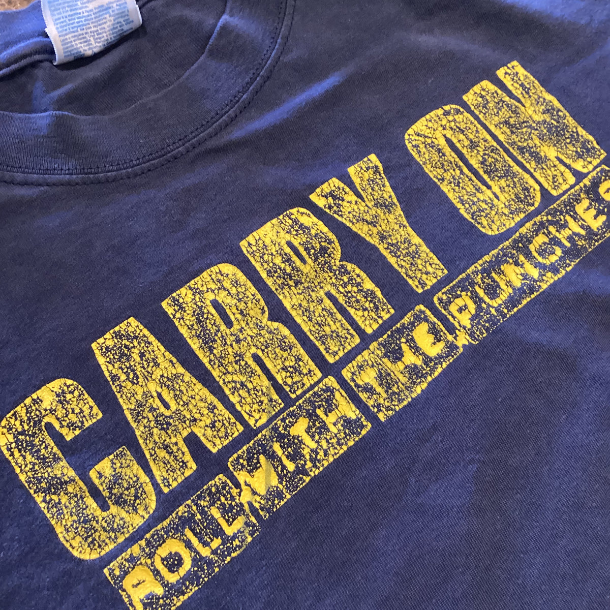 Vintage Carry On "Roll With The Punches" Long Sleeve Shirt