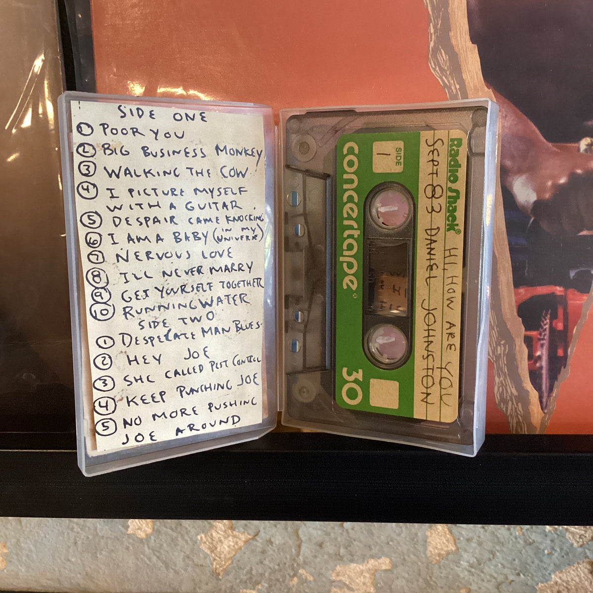 Vintage Daniel Johnston "Hi, How Are You: The Unfinished Album" 1983 Self Released Cassette