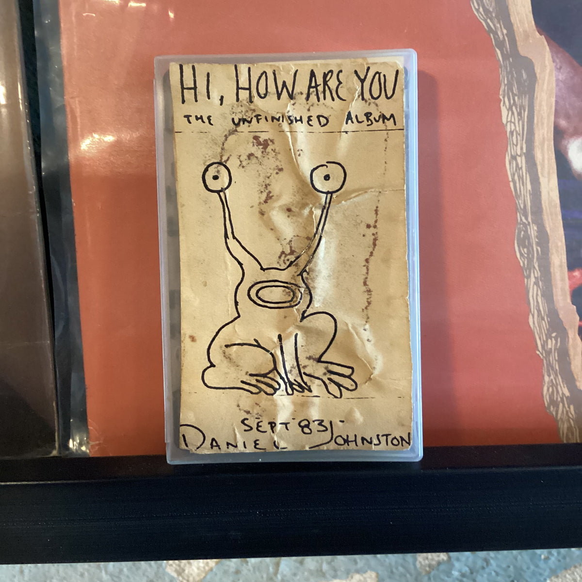 Vintage Daniel Johnston "Hi, How Are You: The Unfinished Album" 1983 Self Released Cassette