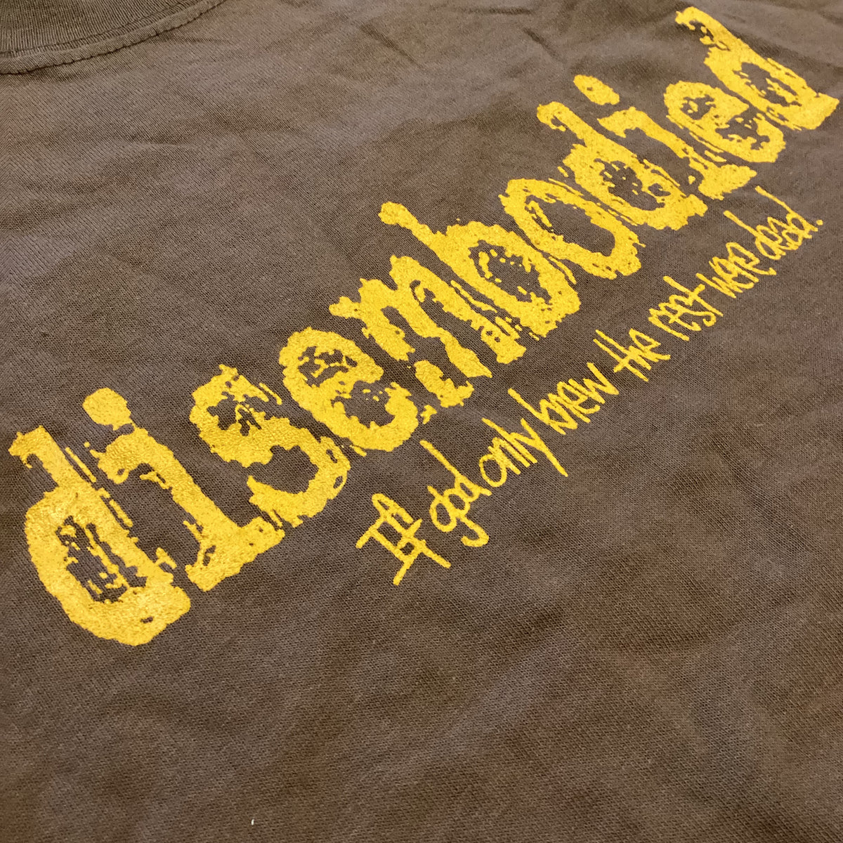 Vintage Disembodied "If God Only Knew" T-Shirt