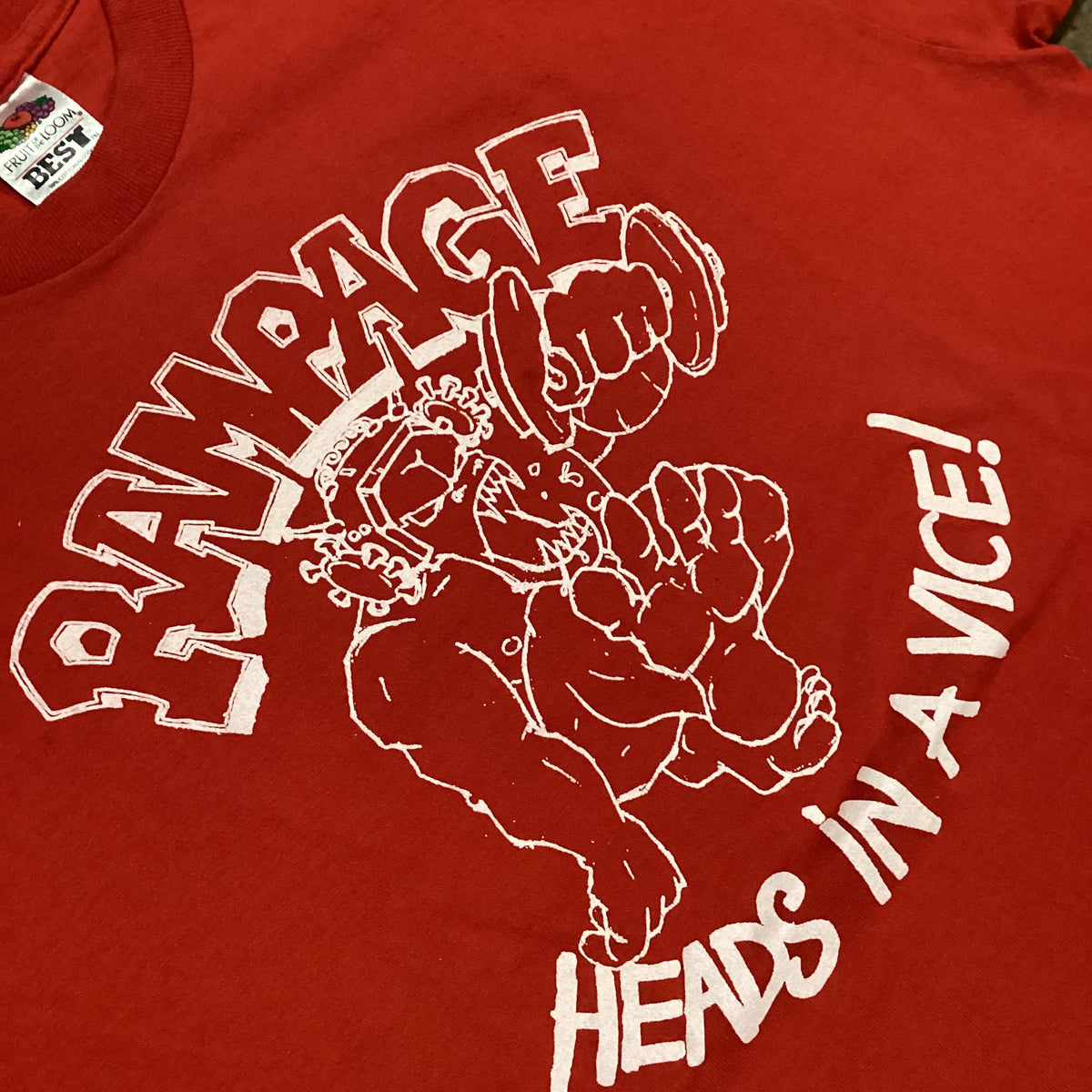 Vintage Rampage "Heads In A Vice!" T-Shirt