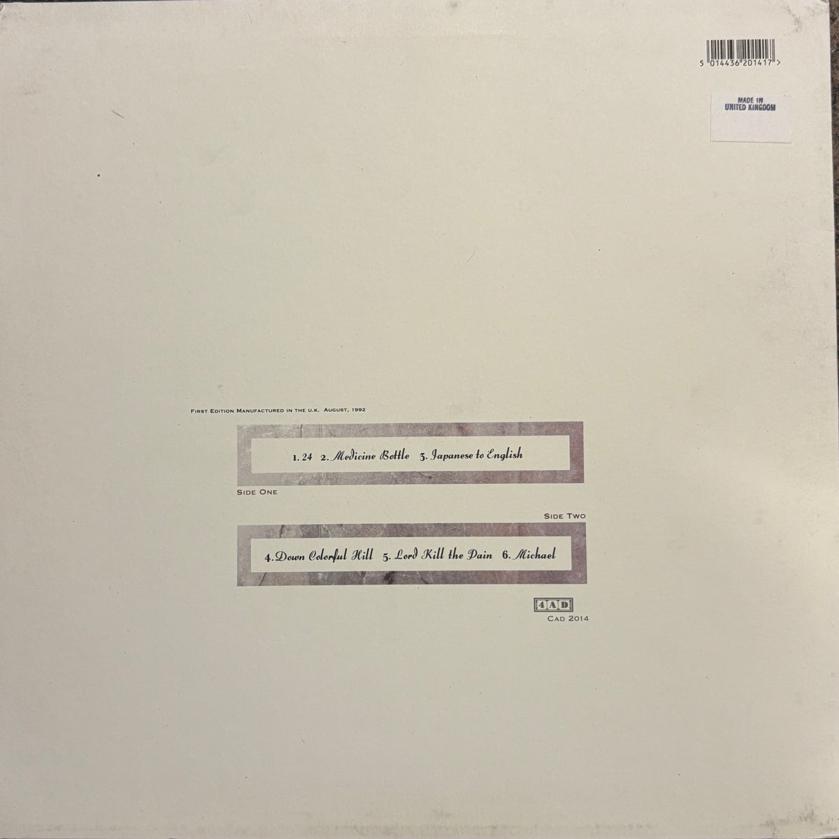 Red House Painters “Down Colorful Hill” LP - UK Original
