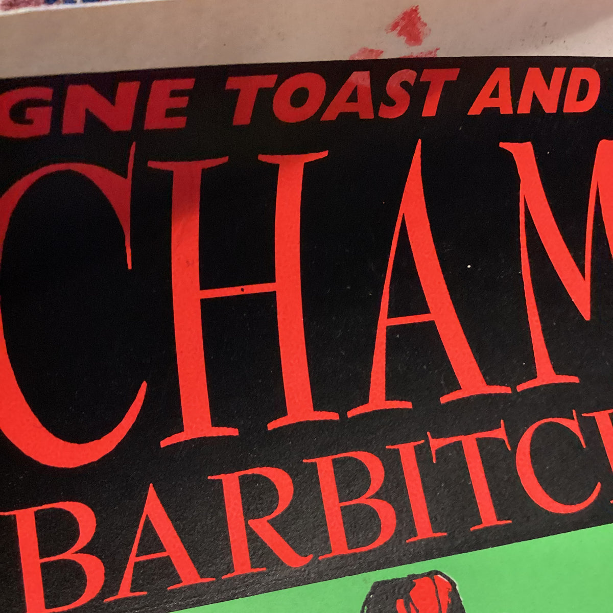 Vintage Sleep Chamber And Their Barbitchuettes &quot;MANRAY&quot; New Year&#39;s Eve Central Square, Cambridge Poster