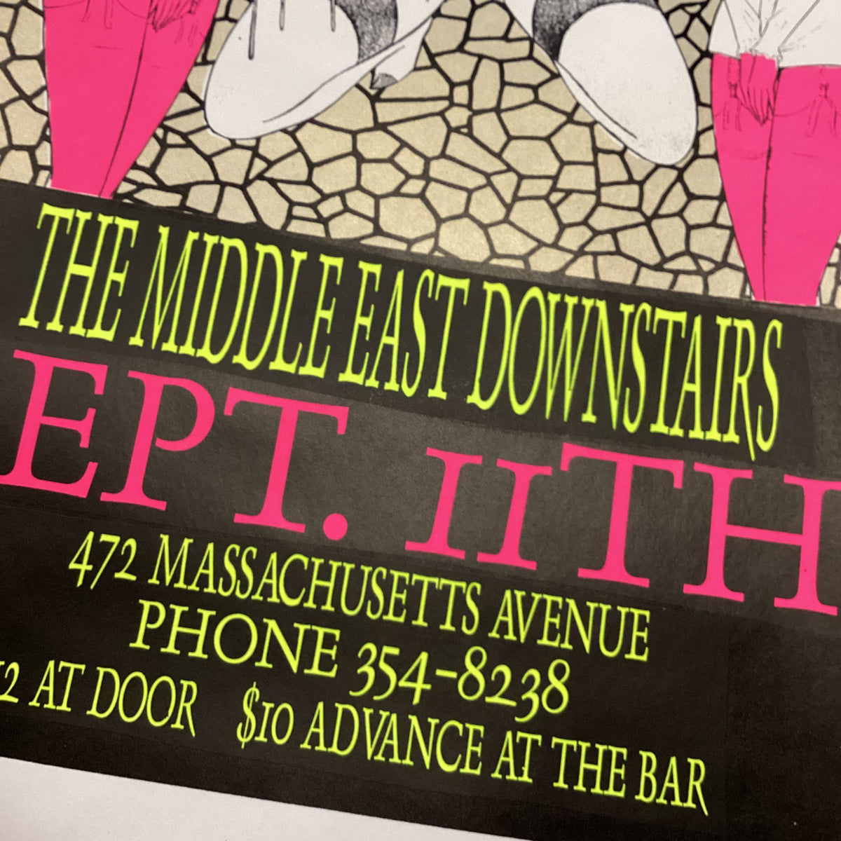 Vintage Sleep Chamber + Women Of The S.S. &quot;The Middle East&quot; &#39;93 Hand-Screened Poster