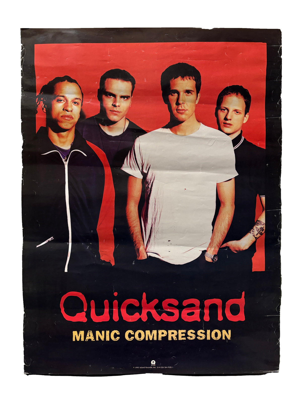 Vintage Quicksand "Manic Compression" Promotional Poster
