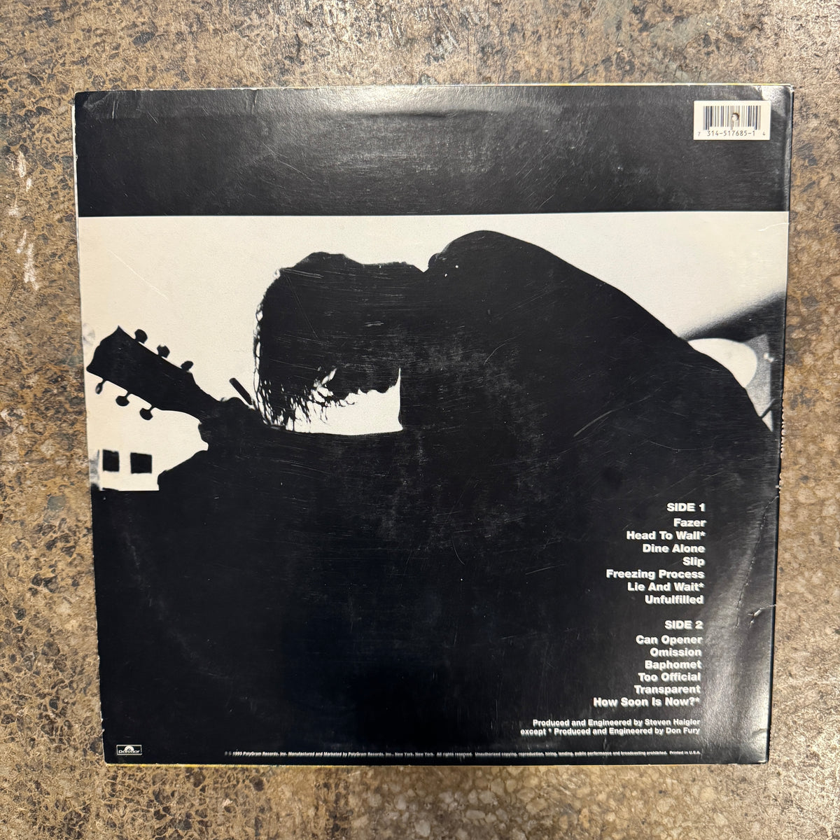 Vintage Quicksand "Slip" Polydor LP - jointcustodydc