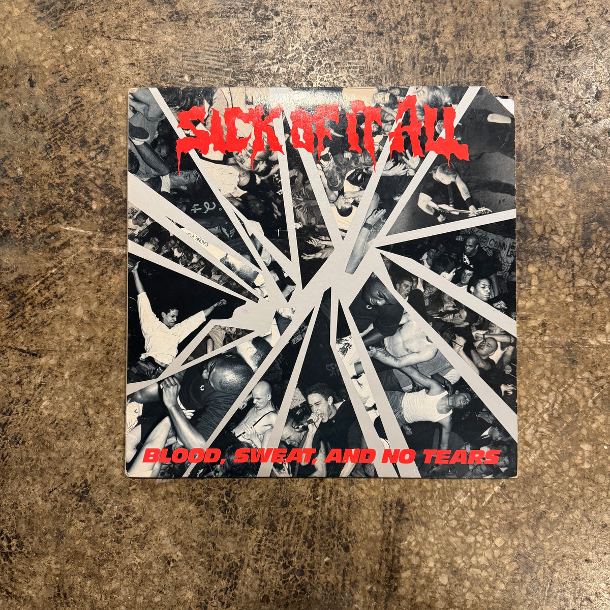 Vintage Sick Of It All "Blood, Sweat, And No Tears" In-Effect LP