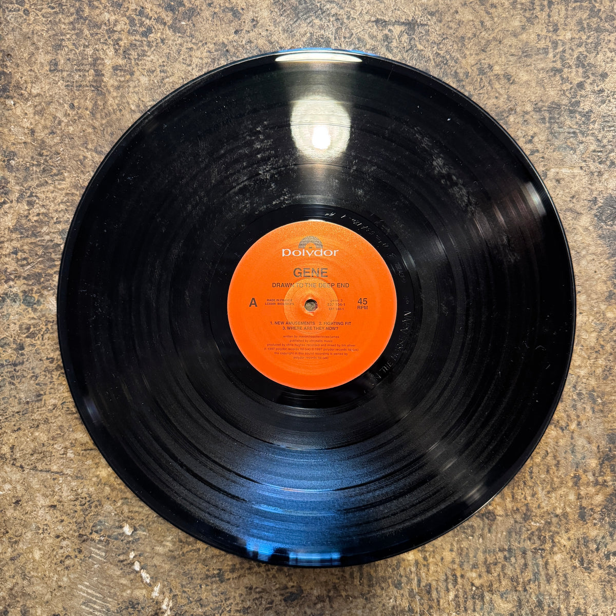 Vintage Gene "Drawn To The Deep End" Polydor Records - jointcustodydc
