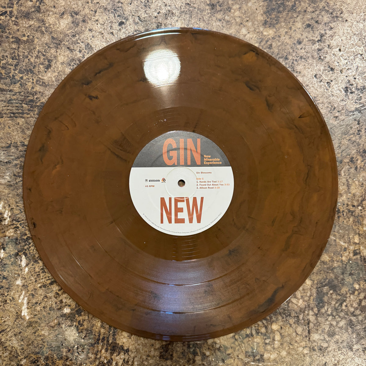 Gin Blossoms "New Miserable Experience" Brown Vinyl SRC HiFi Audiophile Mastering