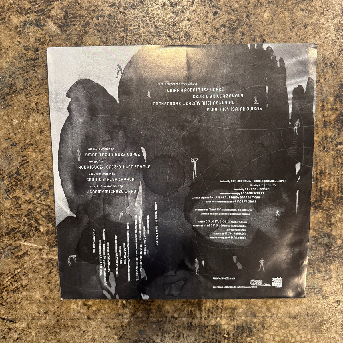 Vintage The Mars Volta "De-Loused In The Comatorium" First Press Silver Picture Disk