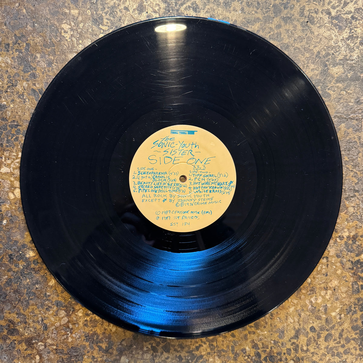 Vintage Sonic Youth "Sister" First Press SST LP