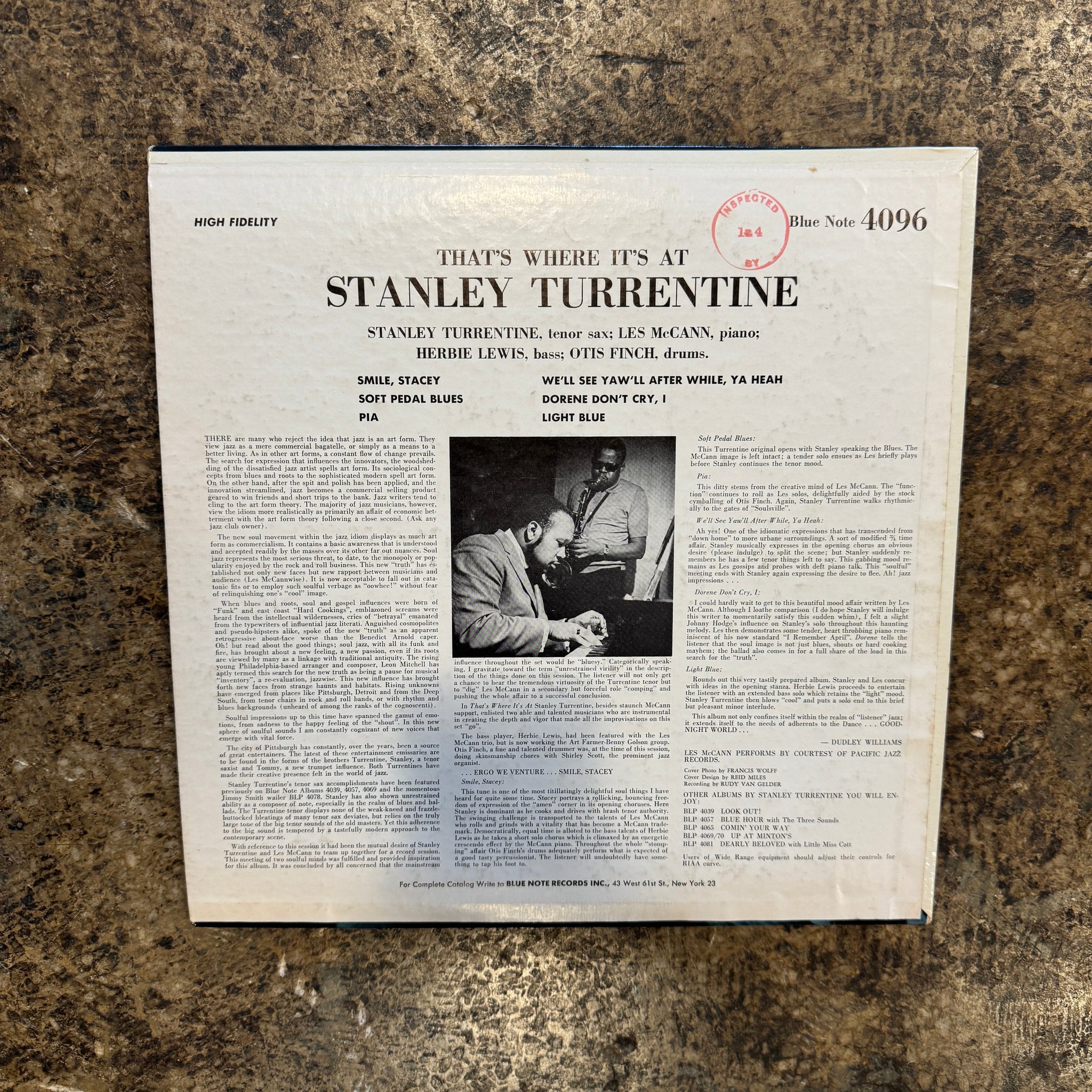 Vintage Stanley Turrentine 