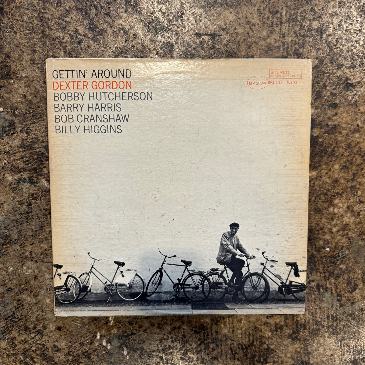 Vintage Dexter Gordon "Gettin' Around" Blue Note Record - jointcustodydc