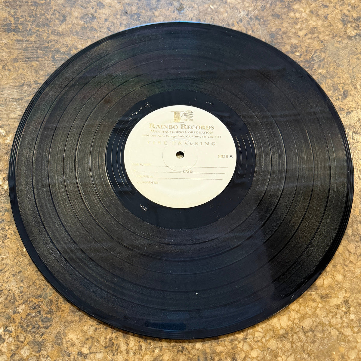The Rival Mob "Mob Justice" 12" Test Press Revelation Records