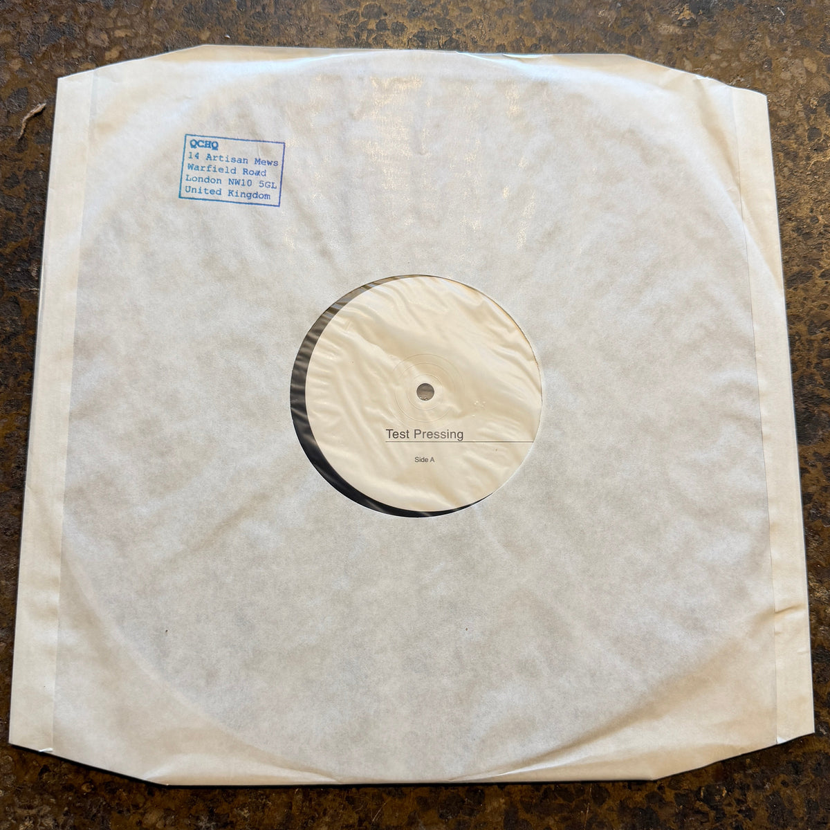 The Rival Mob "Hardcore For Hardcore" 12" Test Press Quality Control Records