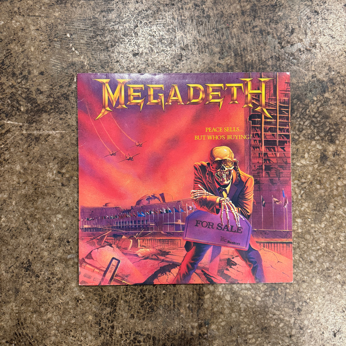 Vintage Megadeth "Peace Sells... But Who's Buying?" Combat European LP