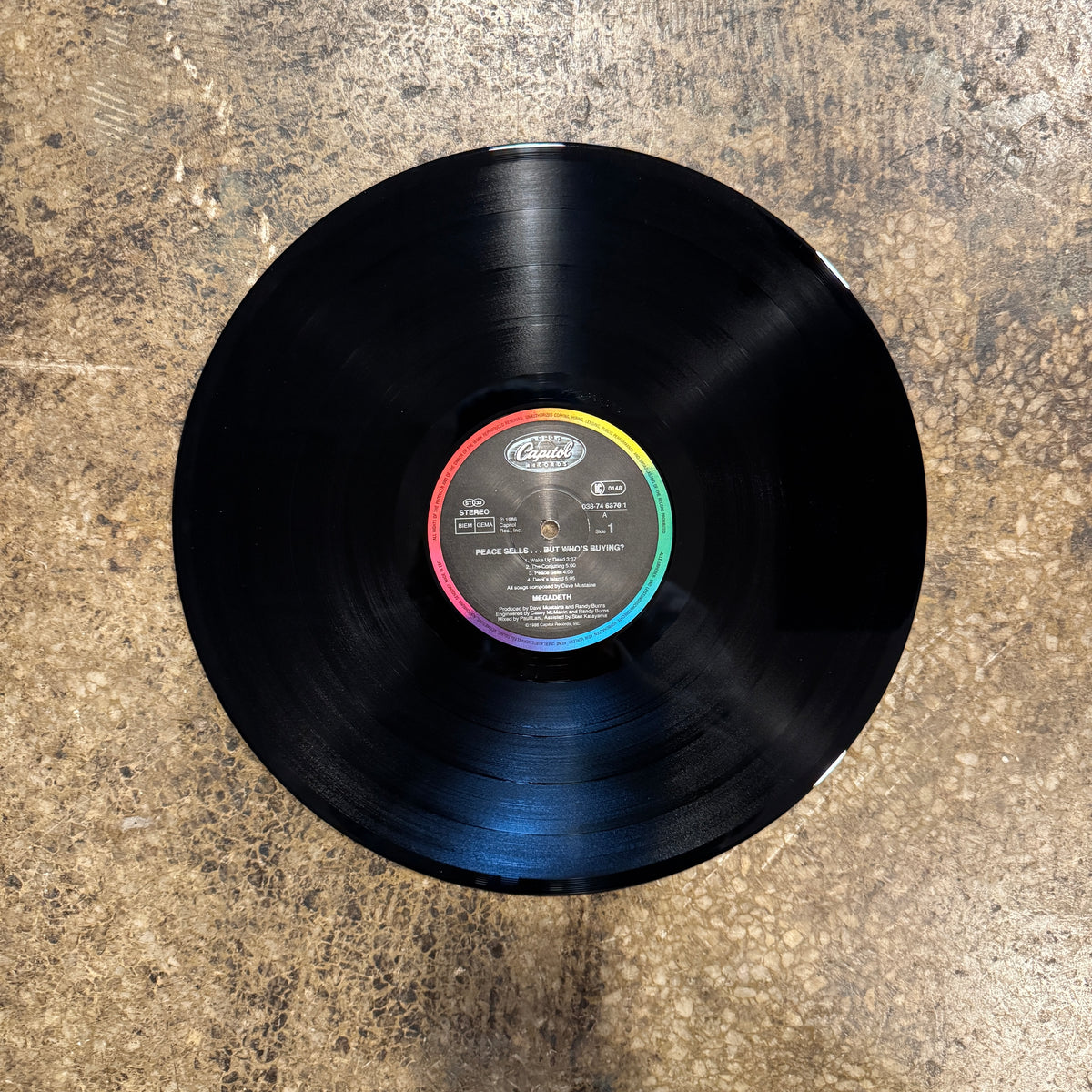 Vintage Megadeth "Peace Sells... But Who's Buying?" Combat European LP