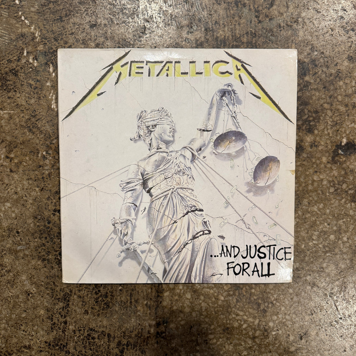 Vintage Metallica "... And Justice For All" Vertigo European Double LP