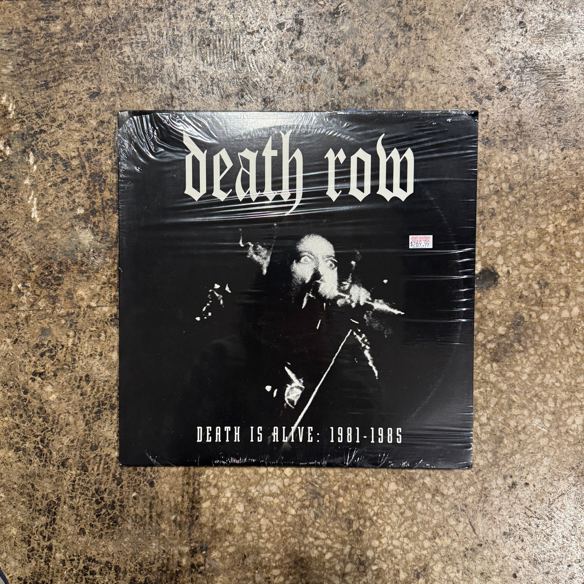 Vintage Death Row "Death Is Alive 1981-195" Pentagram Game Two Records LP - jointcustodydc