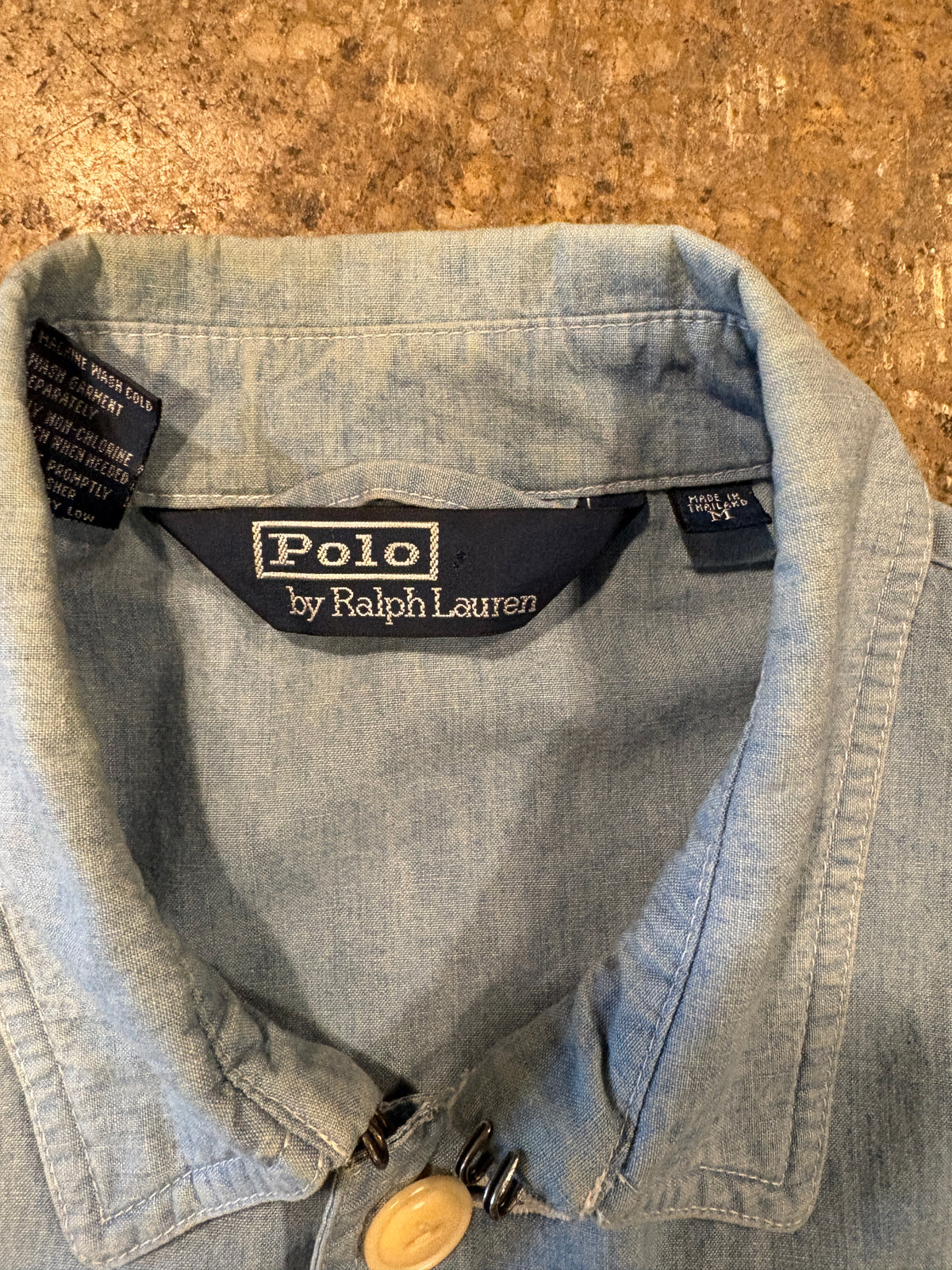 Vintage Polo Ralph Lauren Chambray Chore Jacket - jointcustodydc