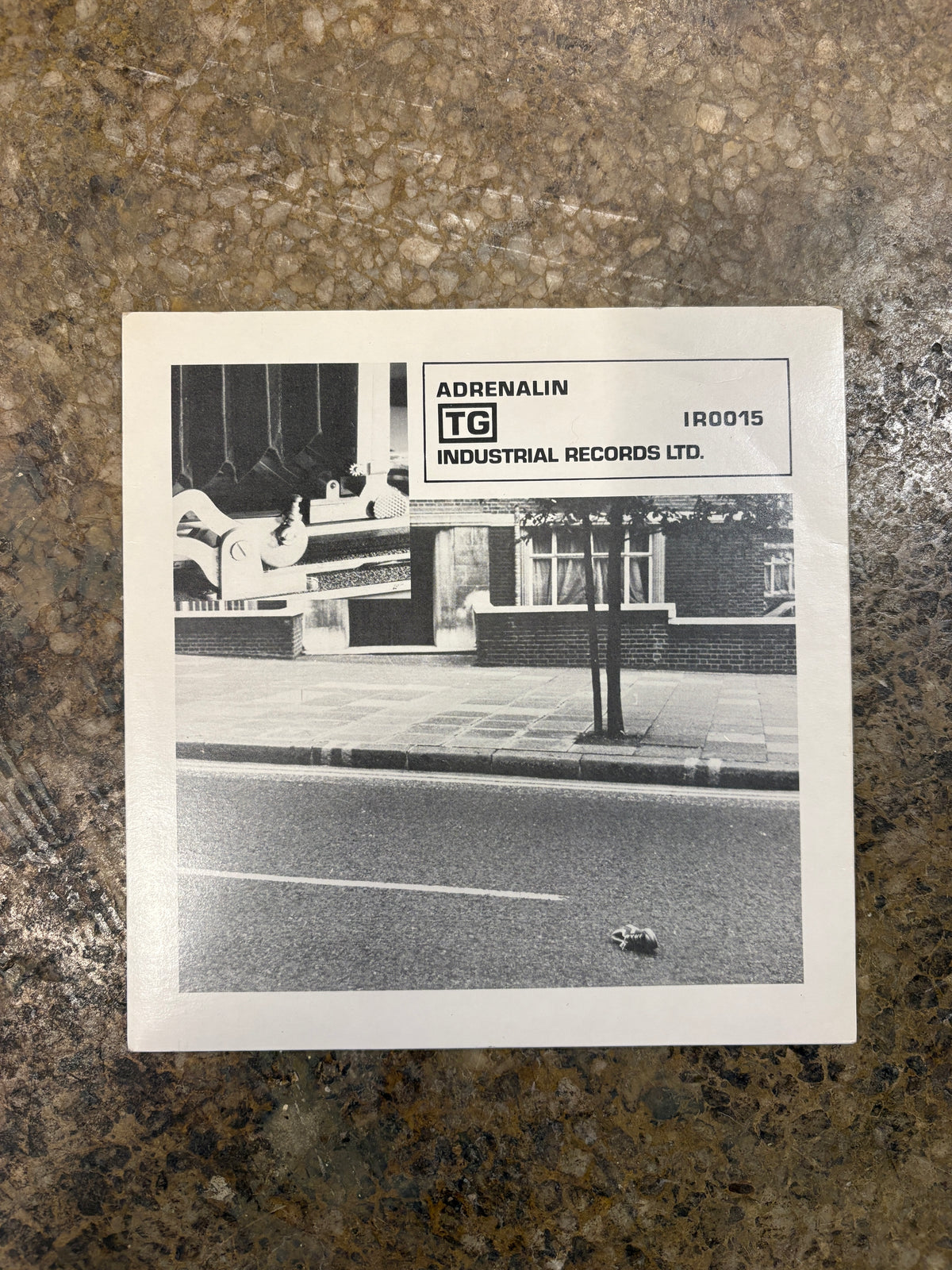 Throbbing Gristle - Adrenaline/Distant Dreams (Part Two) Industrial Records 7" - jointcustodydc