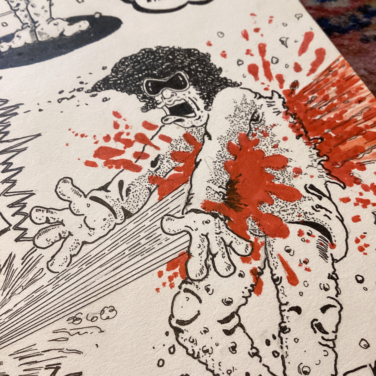 Vintage The Return Of Wally Moss by "Chuck Biscuits" '88 Hand Drawn Comic For Eerie Von - jointcustodydc