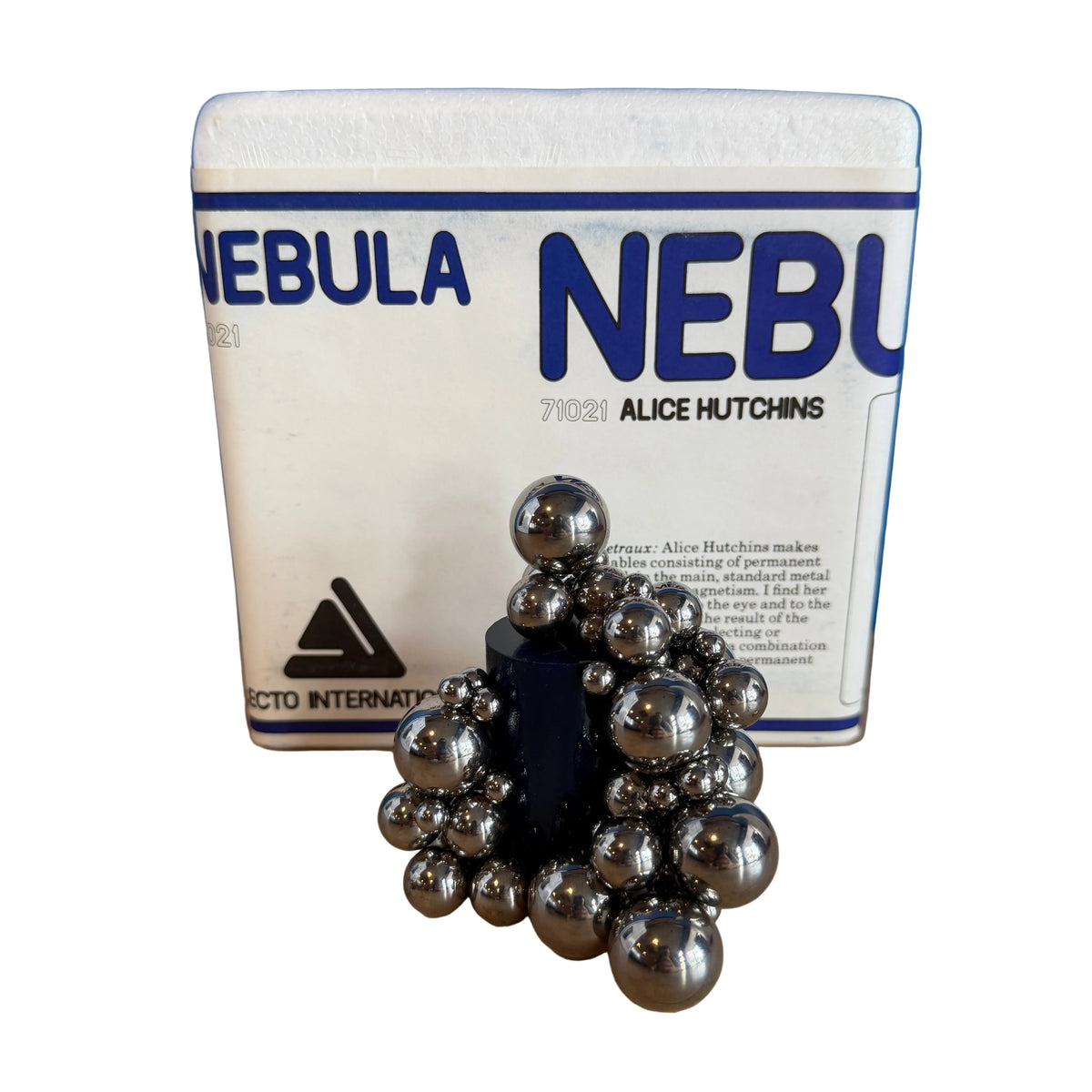 Vintage Alice Hutchins "Nebula" 1971 Interactive Magnetic Sculpture With Box