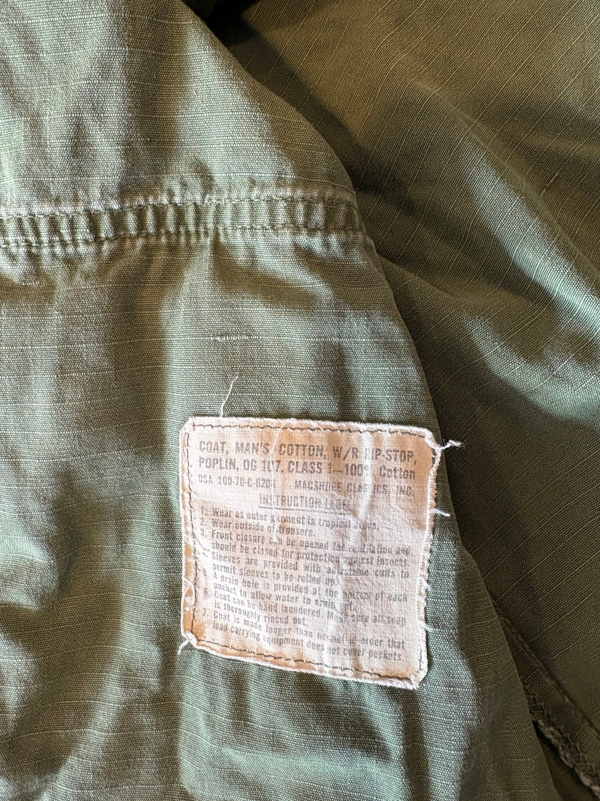 Vintage U.S. Army "101st Airborne" OG-107 Ripstop Fatigue Shirt - jointcustodydc