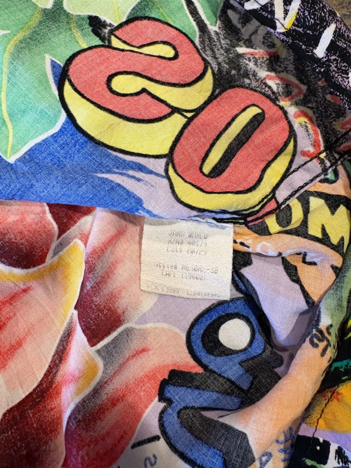 Vintage Jam's World "Cubano" Rayon Hawaiian Shirt - jointcustodydc