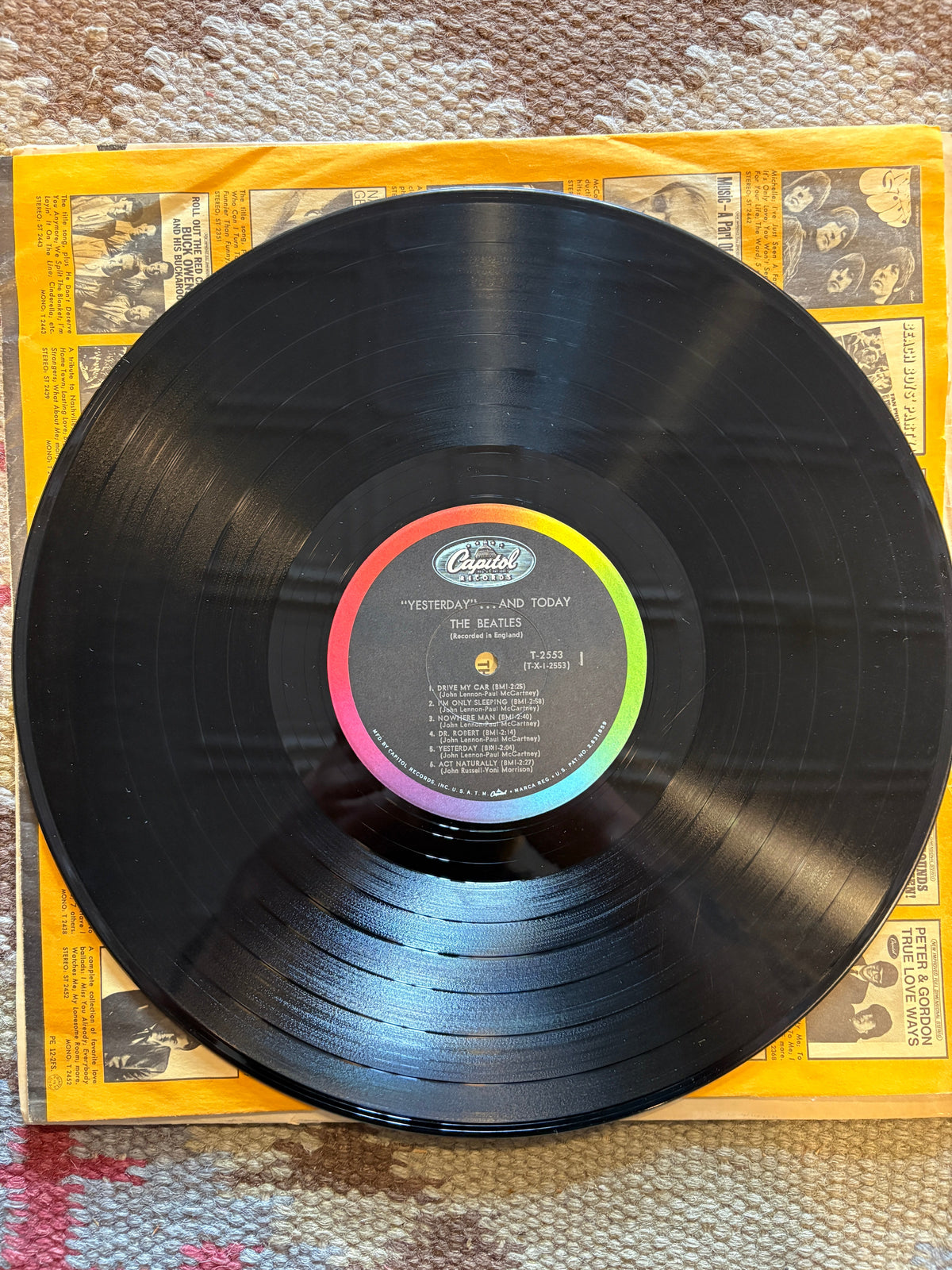 The Beatles “Yesterday And Today” 3rd State Butcher Cover LP - Mono/Scranton
