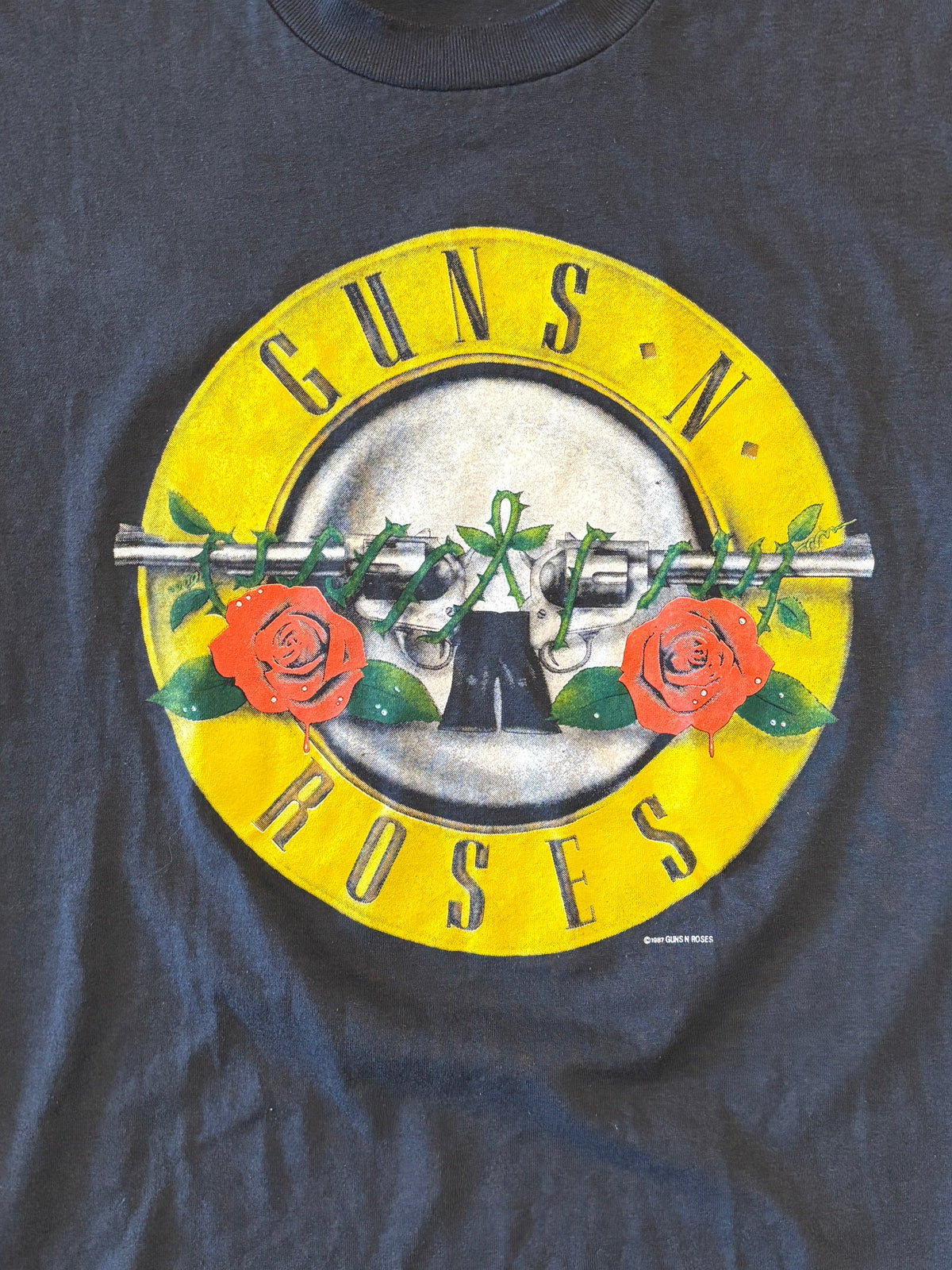 Vintage Guns N' Roses "GNR Was Here" 1987 Tour T-Shirt
