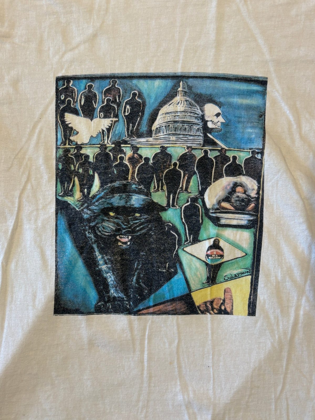 Vintage Washington DC Million Man March "Panther" Shirt