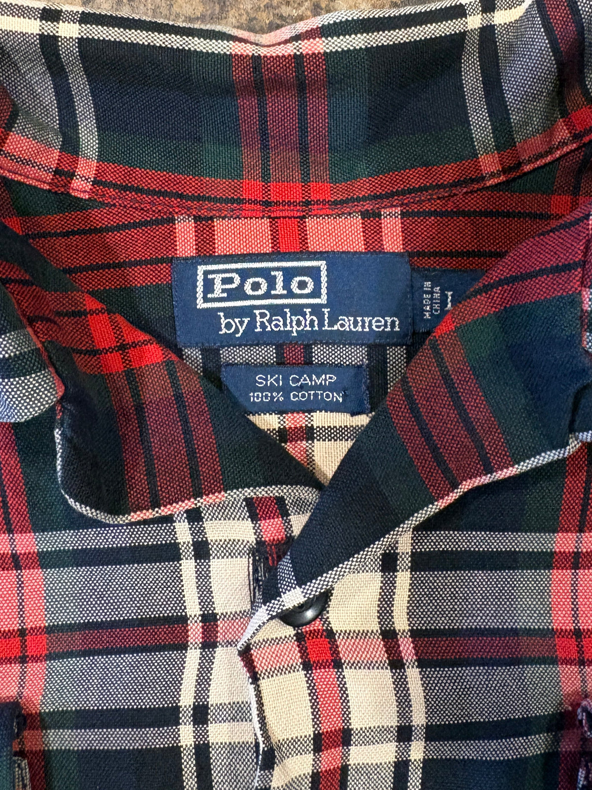 Vintage Polo Ralph Lauren "Ski Camp" Loop Collar Shirt