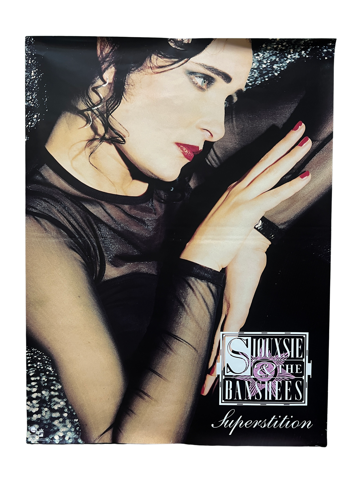 Vintage Siouxsie and the Banshees &quot;Superstition&quot; Poster 1991