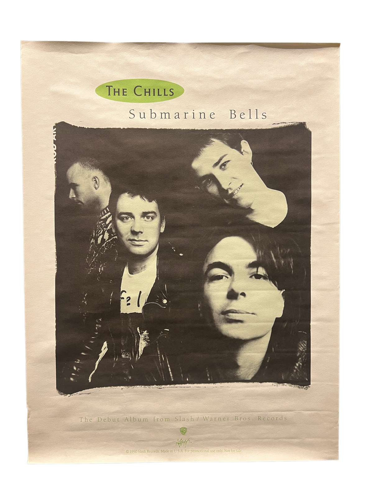 Vintage The Chills &quot;Submarine Bells&quot; Promotional Poster &#39;90