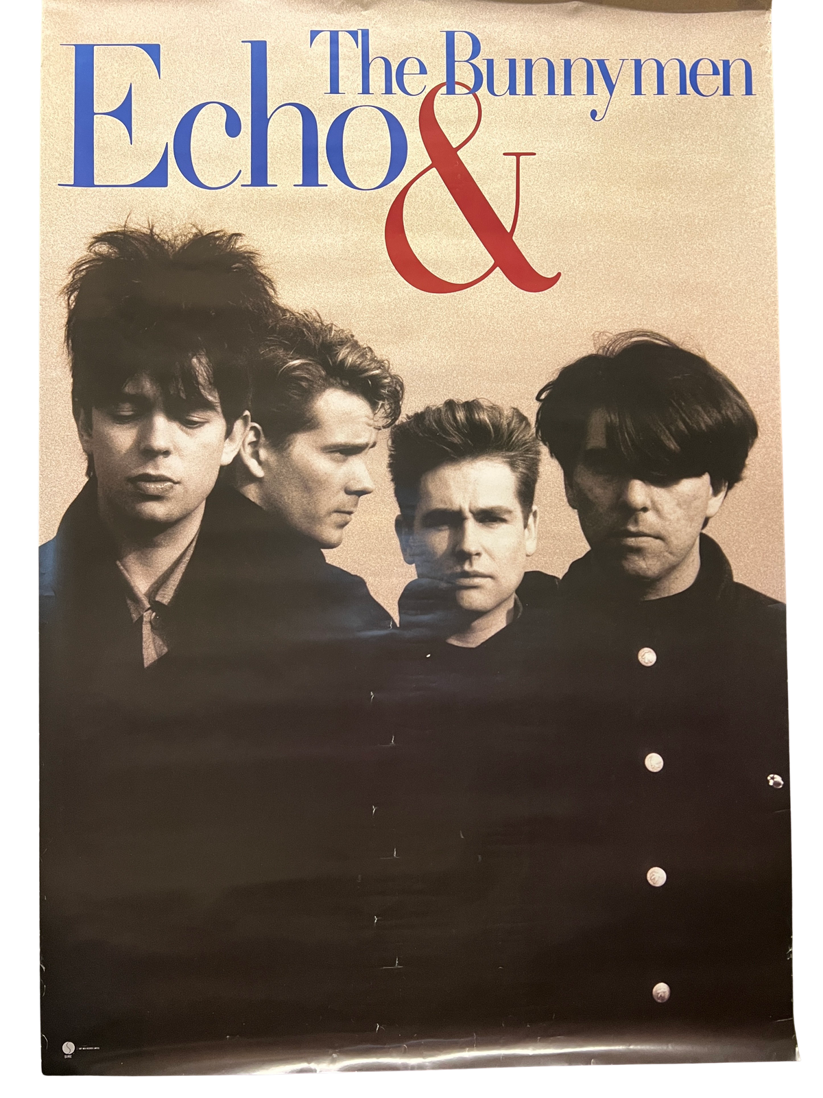 Vintage Echo &amp; The Bunnymen Promo Poster 1987