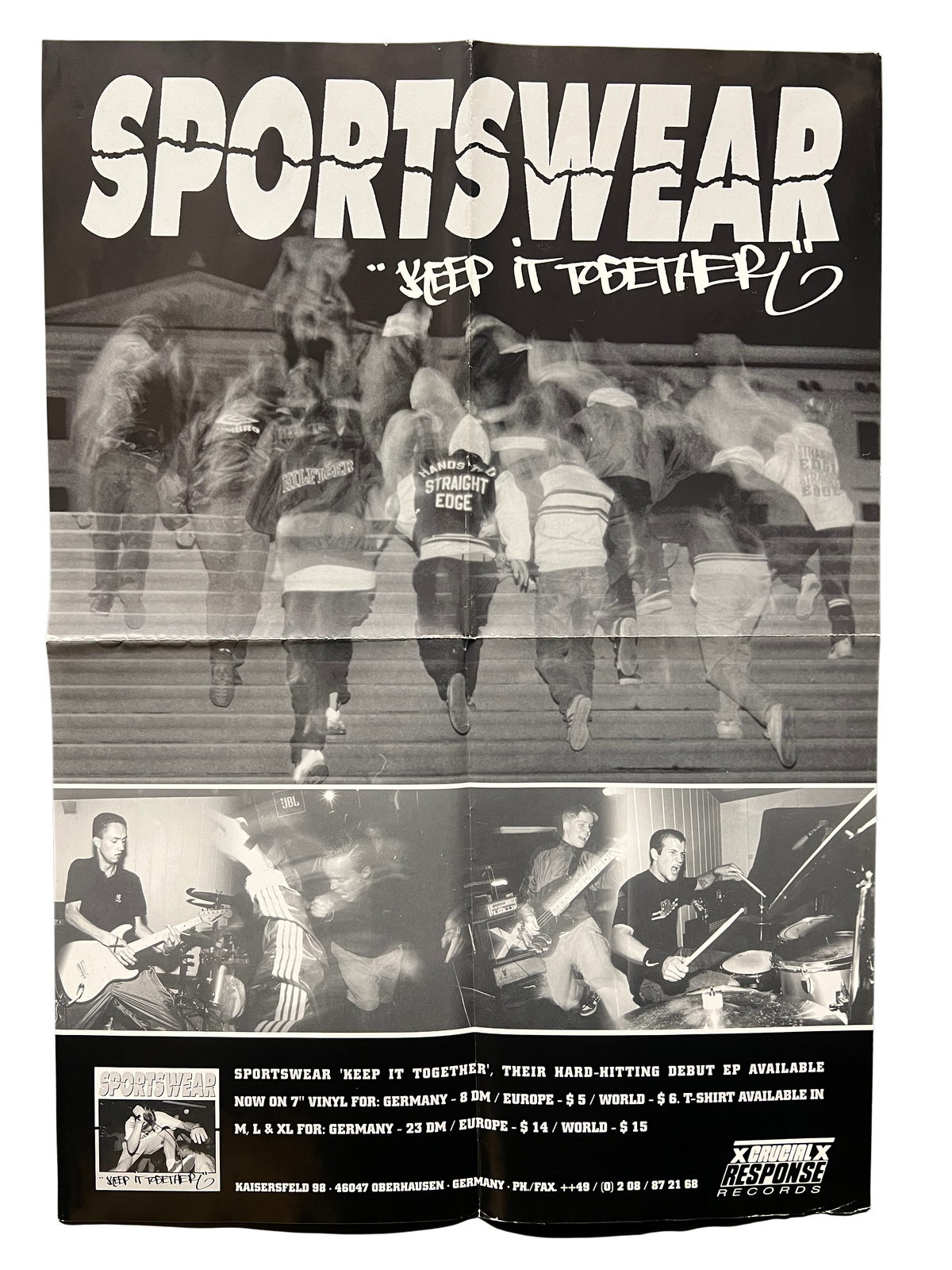 Vintage Sportswear &quot;Keep it Together&quot; Promo Poster 1997
