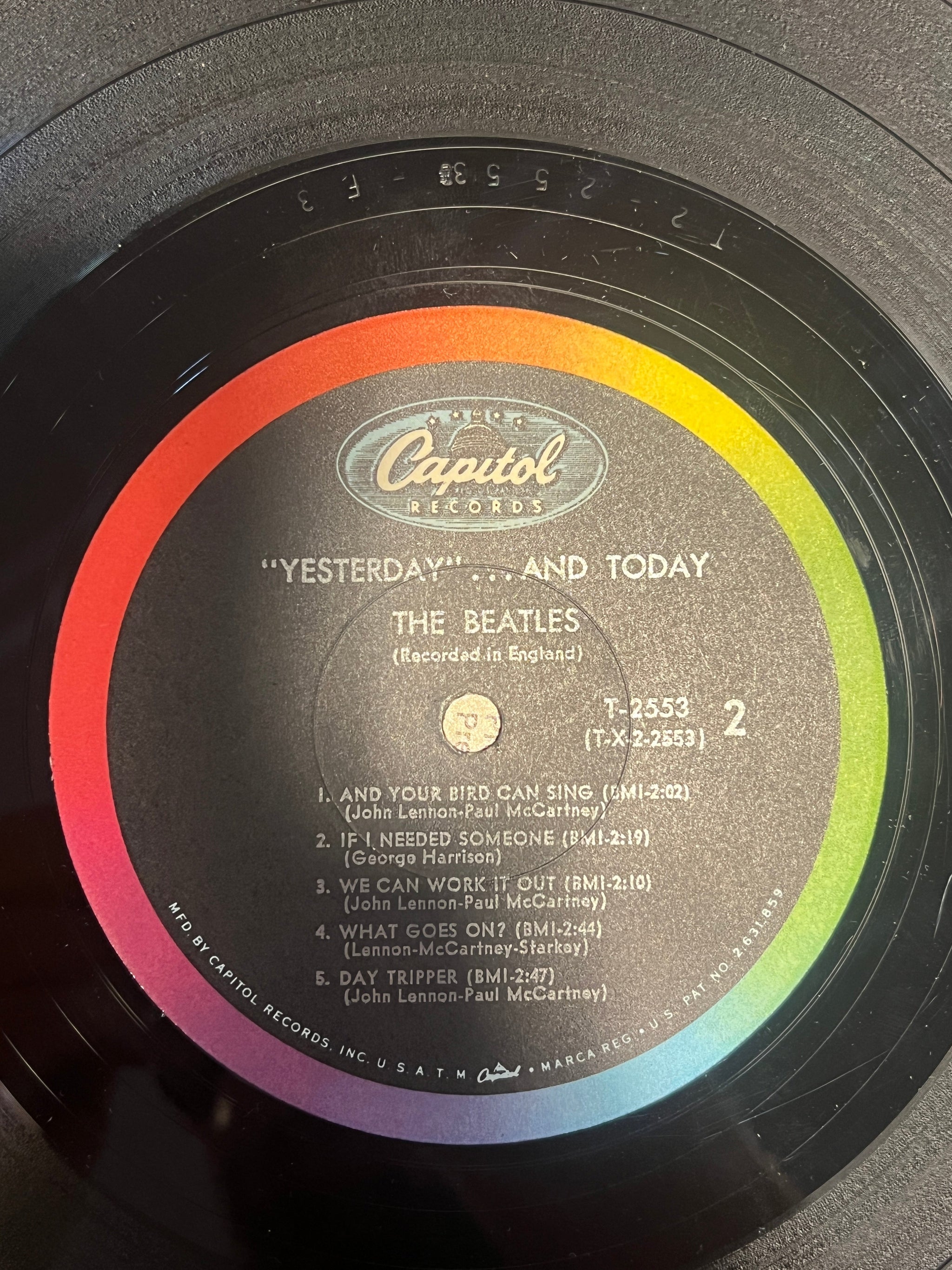The Beatles “Yesterday And Today” 2nd State Butcher Cover LP