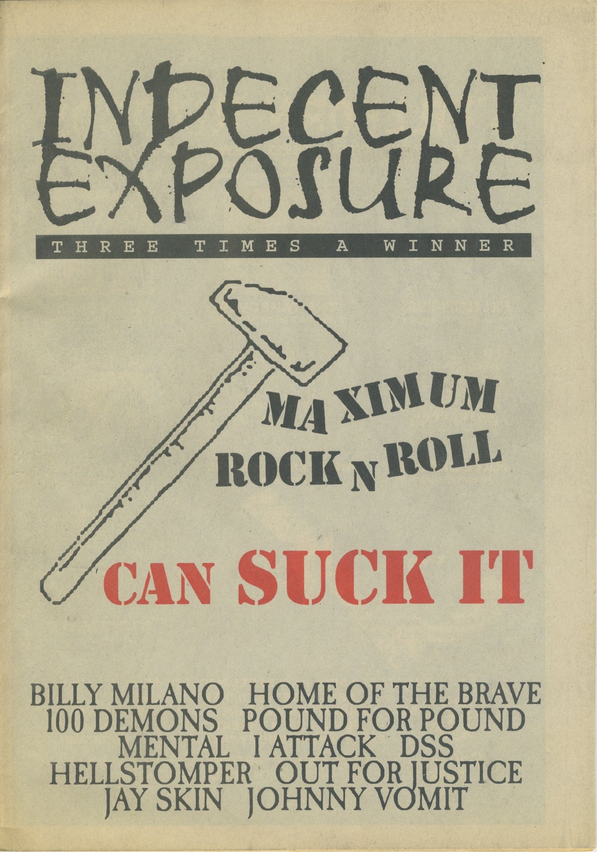 Indecent Exposure Hardcore Fanzine