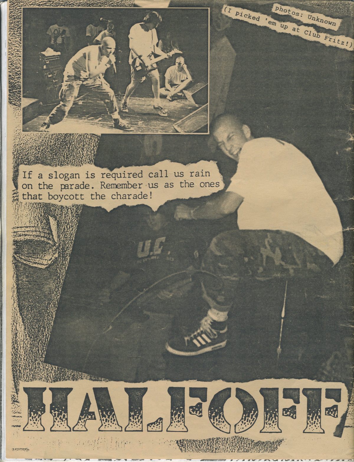 Vintage Indecision Fanzine &quot;Endpoint Cover&quot; Issue #4