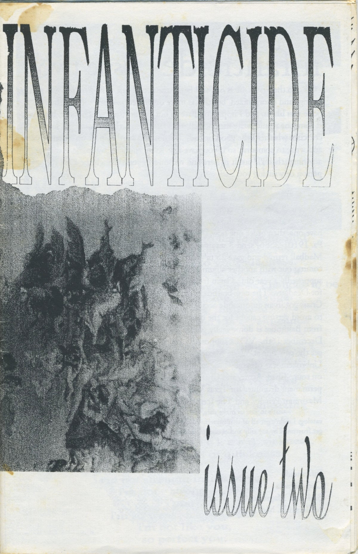 Vintage Infanticide &quot;Millersvile, MD&quot; Hardcore Fanzine Issue #2