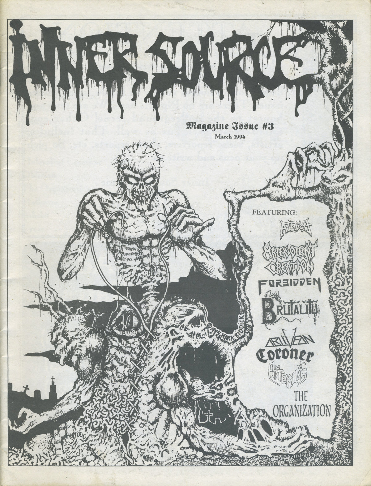 Vintage Inner Source "Underground Metal" Fanzine Issue #3 - jointcustodydc