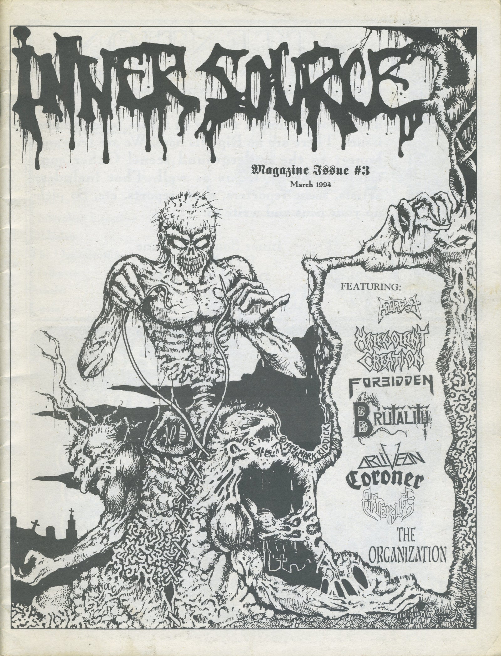 Vintage Inner Source "Underground Metal" Fanzine Issue #3 - jointcustodydc